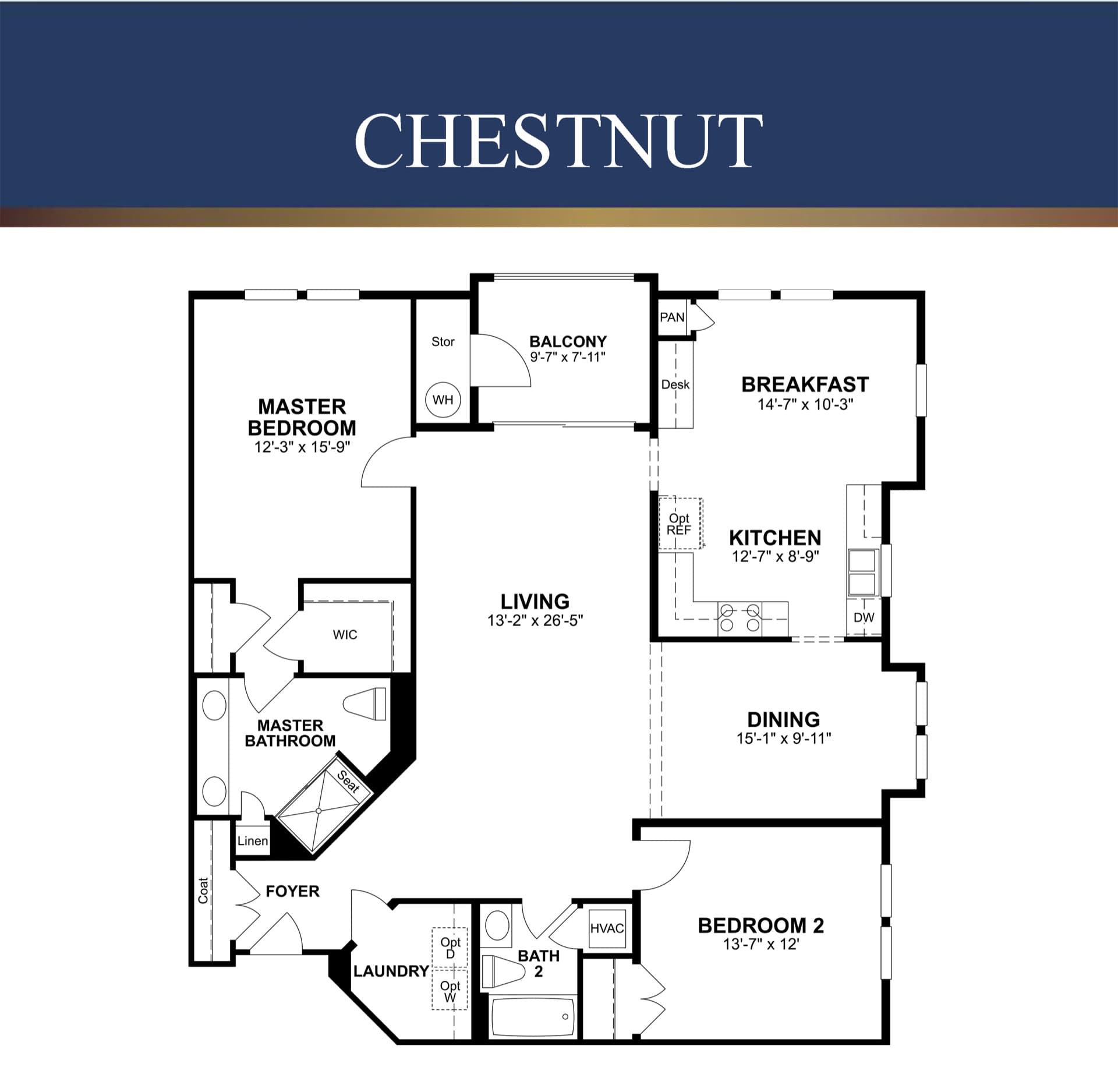 Chestnut floor plan