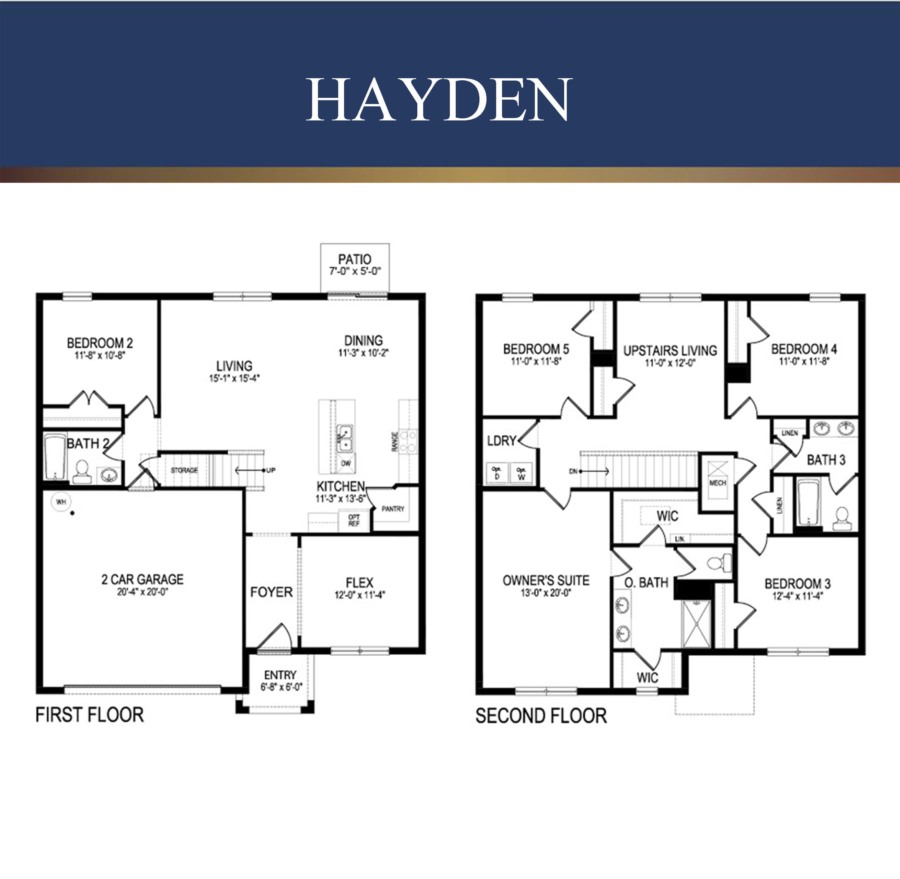 Hayden floor plan