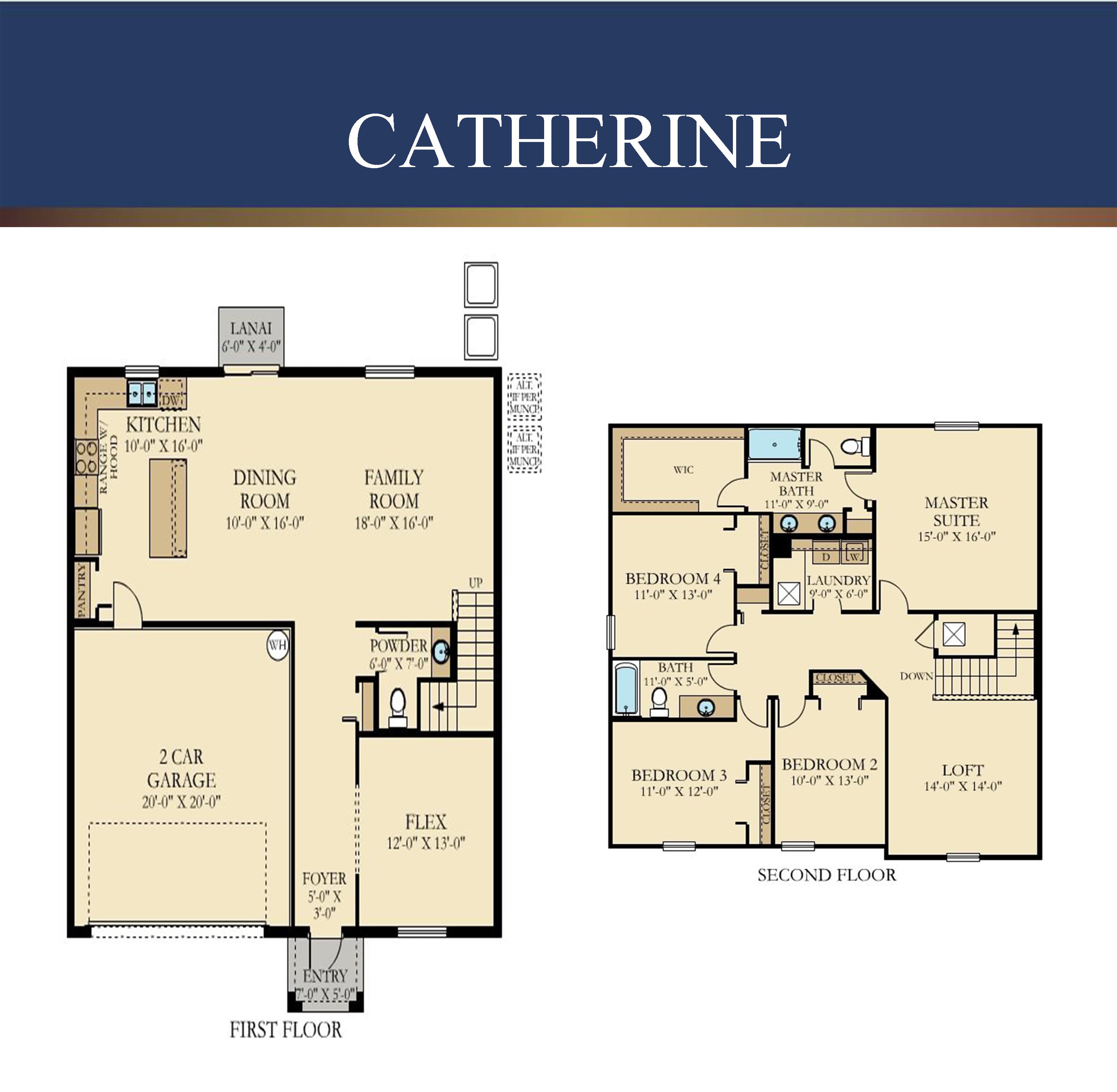 Catherine floor plan by Lennar Homes
